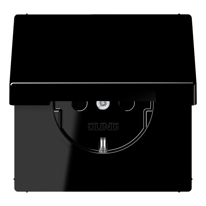 Изображение LS1520BFKLSW  SCHUKO®-розетка 16 A / 250 B ~ - завод JUNG