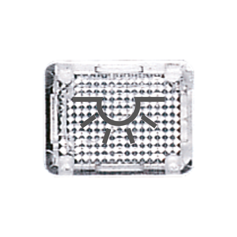 Изображение 33KLARL  Lens with symbol, translucent - завод JUNG