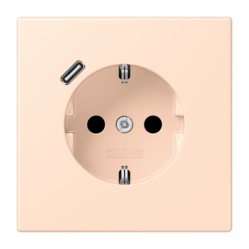 Изображение LC1520-18C228  SCHUKO® socket with USB charger - завод JUNG