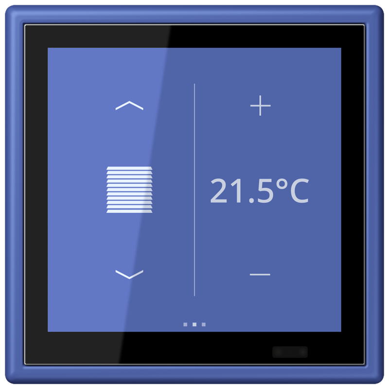 Изображение LC459D1S206  KNX комнатный контроллер LS TOUCH - завод JUNG