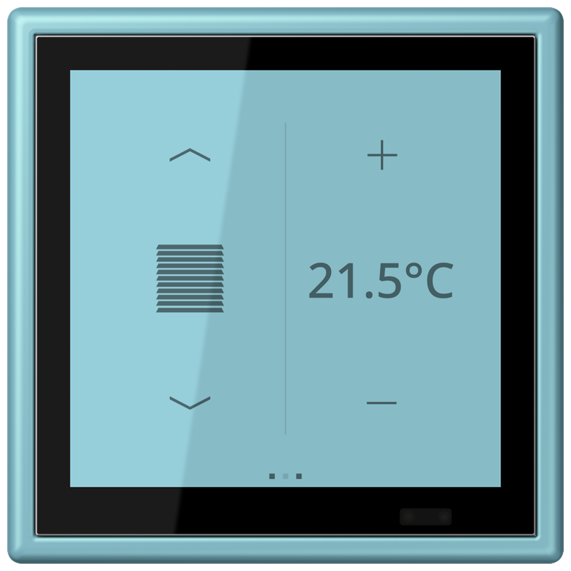 Изображение LC459D1S213  KNX комнатный контроллер LS TOUCH - завод JUNG
