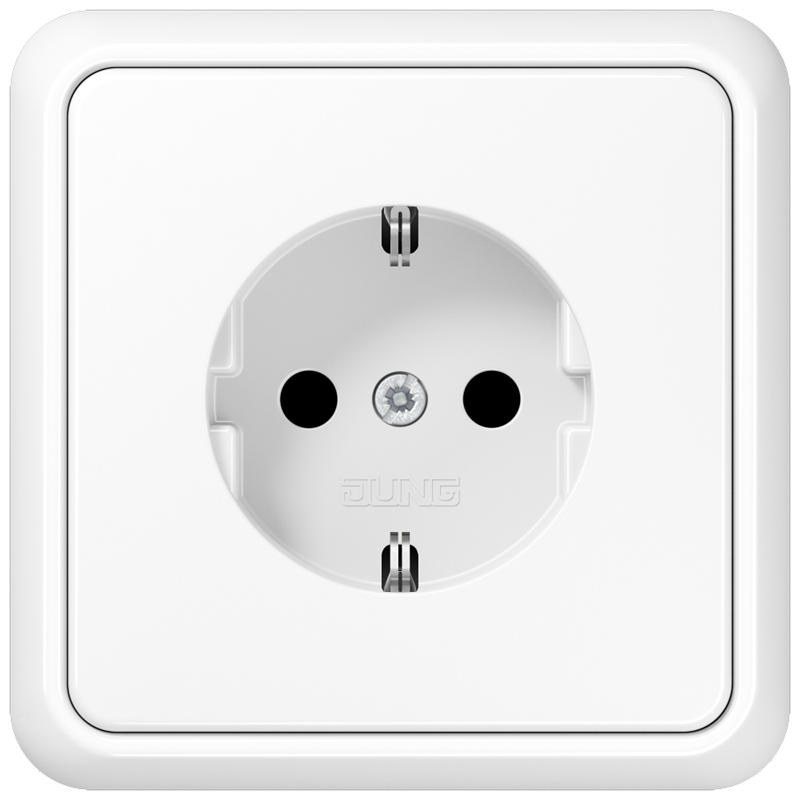 Изображение 5520KIWW  SCHUKO®-розетка 16 A / 250 B ~ - завод JUNG
