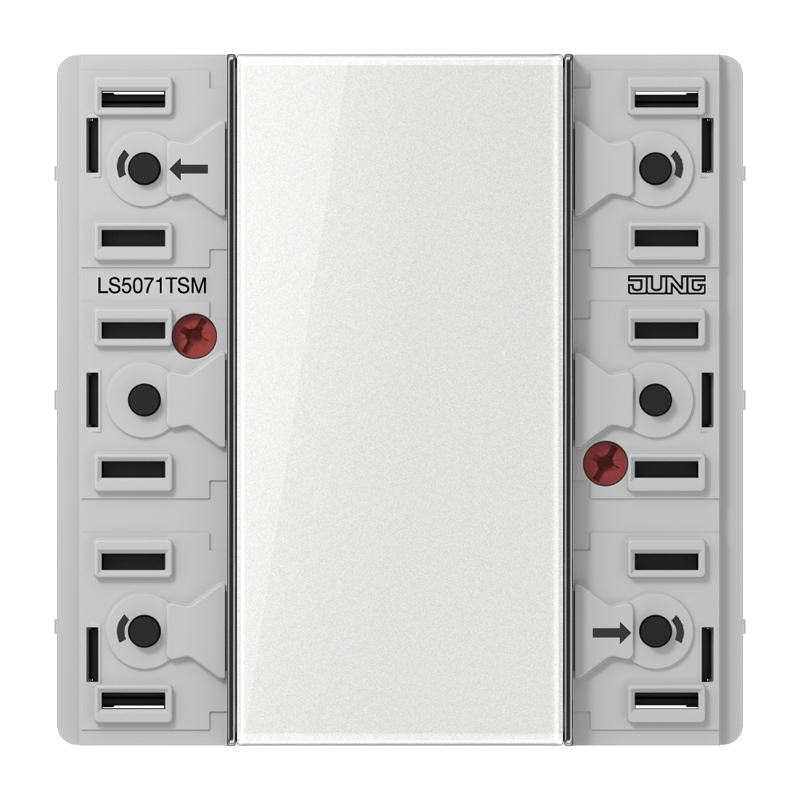 Изображение LS5071TSM  KNX кнопочный модуль «стандарт», 1 группа - завод JUNG