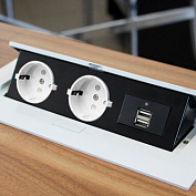 Изображение Розеточный блок с 2 USB