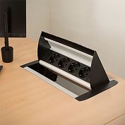 Изображение Розеточный блок с пропуском для кабеля